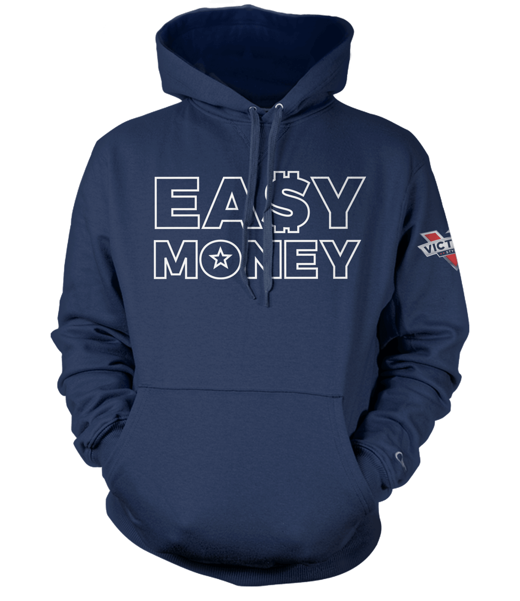 Victory Style blue hoodie